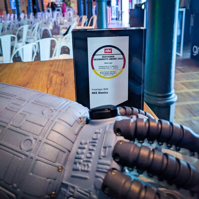 HKK-Bionics_Gewinner des diesjährigen Gesundheitsawards in der Kategorie Startups_Handorthese