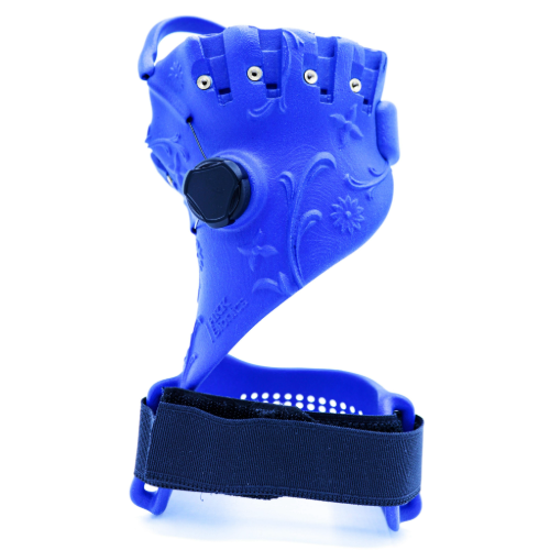 exomotion passive hand mit blaue Armschiene